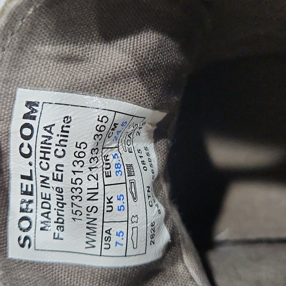 Sorel Olive and Black Winter Boots - Picture 11 of 11